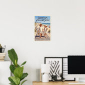1920s Vintage Kinder Mode Reclame Poster (Thuiskantoor)