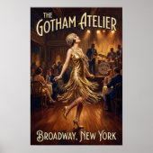 1920s Vintage Mode Reclame Poster (Voorkant)