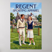 1920s Vintage Mode Reclame Poster (Voorkant)