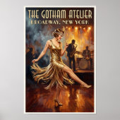 1920s Vintage Mode Reclame Poster (Voorkant)