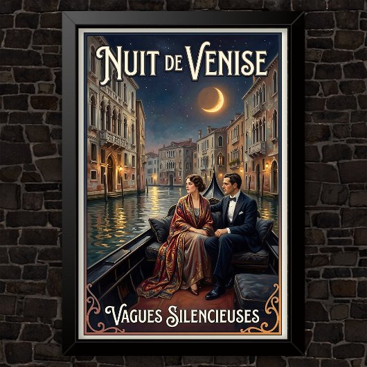 1920s Vintage Mode Reclame Poster