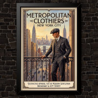 1920s Vintage Mode Reclame