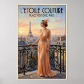 1920s Vintage Mode Reclame Poster (Voorkant)