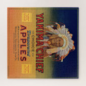 1920s Yakima Chief Evaporated Apples label Legpuzzel (Horizontaal)