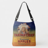 1920s Yakima Chief Evaporated Apples label print Crossbody Tas (Voorkant)