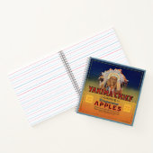 1920s Yakima Chief Evaporated Apples label print Notitieboek (Binnen)