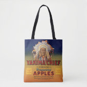 1920s Yakima Chief Evaporated Apples label print Tote Bag (Voorkant)