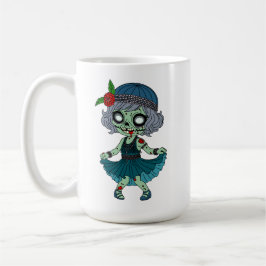 1920s Zombie Flapper Girl Koffiemok