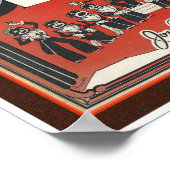  1920S ZWARTE AMERICANA MUZIEK KUNST POSTER (Hoek)