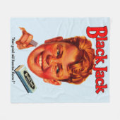 1920s zwarte Jack gum en Fleece Deken (Voorkant (Horizontaal))
