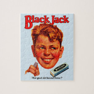 1920s zwarte Jack gum en Legpuzzel