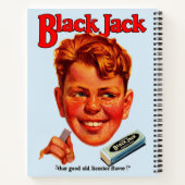 1920s zwarte Jack gum en Notitieboek (Achterkant)