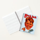 1920s zwarte Jack gum en Notitieboek (Binnen)
