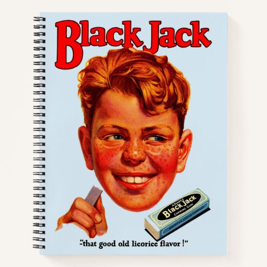 1920s zwarte Jack gum en Notitieboek (Voorkant)