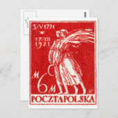 1921 6m Pools poststempel Briefkaart (Voorkant / Achterkant)