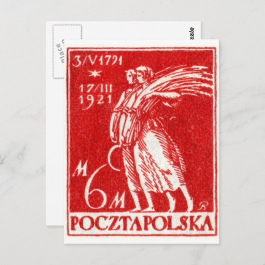 1921 6m Pools poststempel Briefkaart (Voorkant / Achterkant)