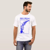 1921 Bikes blauw T-shirt (Voorkant volledig)