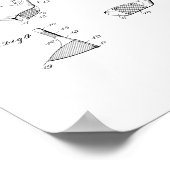 1921  Golf Club Patent Art Print (Hoek)