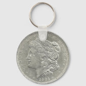 1921 Morgan Silver Dollar Sleutelhanger (Voorkant)