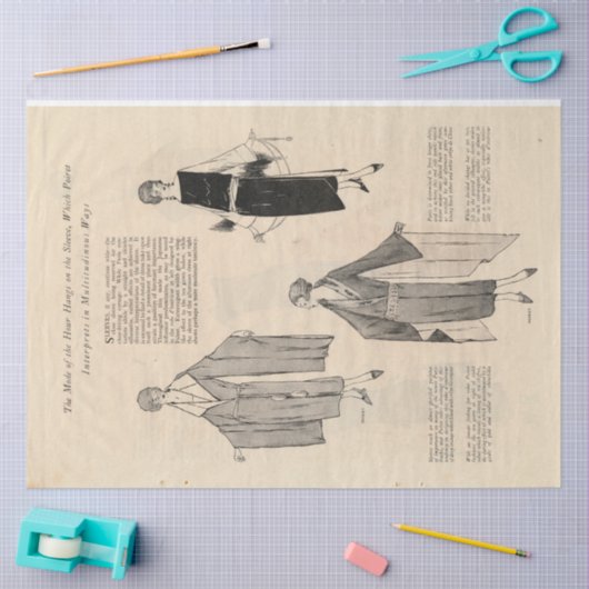 1921 NYC-Mode Ontwerpartikel Tissuepapier (Craft)