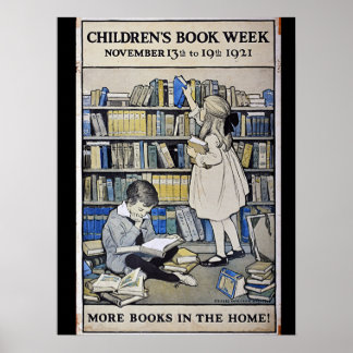 1921 Poster van de kinderboekweek