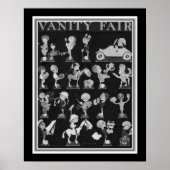1921 Vanity Fair "Interest" Poster (Voorkant)