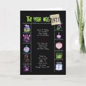 1921 Verjaardag Leuke Feiten Kaart (Voorkant)