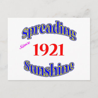 1921 Verspreiden van zonneschijn Briefkaart