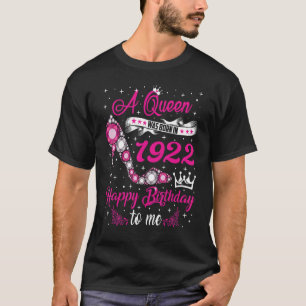 1922 100 jaar oude 100e verjaardag moeder oma Wom T-shirt