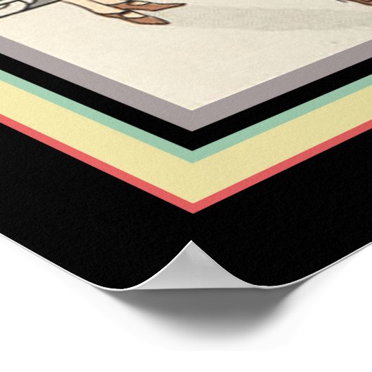 1922 Art Deco Mode Illustratie Poster (Hoek)