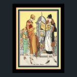 1922 Art Deco Mode Illustratie Poster<br><div class="desc">1922,  Art Deco,  Mode illustratie van Art Gout Beaute Magazine. 18x24 hier getoond maar verscheidene beschikbare grootten,  evenals,  Verrekte Canvas.</div>