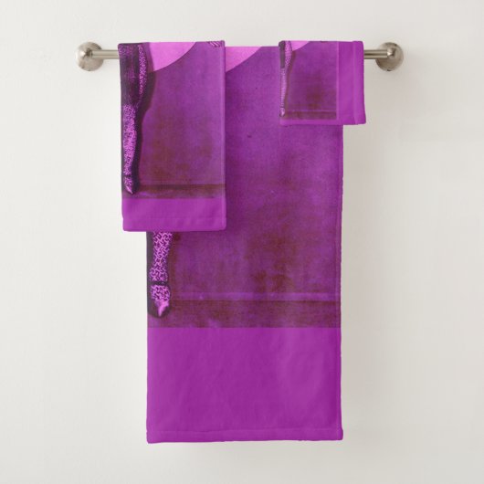 1922 filmster met oddball get-up - lavender bad handdoek (Insitu)