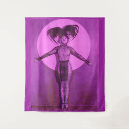 1922 filmster met oddball get-up - lavender wandkleed