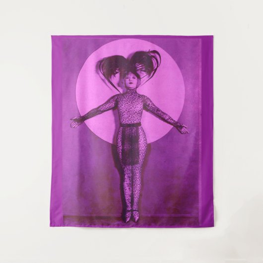 1922 filmster met oddball get-up - lavender wandkleed (Voorkant)