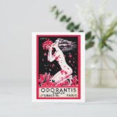 1922 Franse parfum Odorantis Briefkaart (Staand voorkant)
