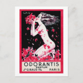 1922 Franse parfum Odorantis Briefkaart (Voorkant)
