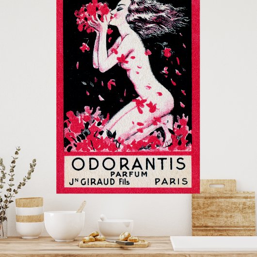 1922 Franse parfum Odorantis Poster (Keuken)
