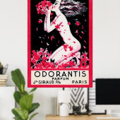 1922 Franse parfum Odorantis Poster (Thuiskantoor)