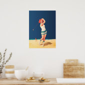 1922 Golf-Waterverf afdrukken Poster (Keuken)