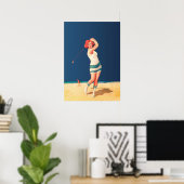 1922 Golf-Waterverf afdrukken Poster (Thuiskantoor)