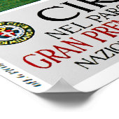 1922 Klassieke autorace van Milano Poster (Hoek)