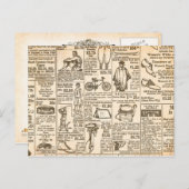 1922  krantenreclame briefkaart (Voorkant / Achterkant)