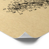 1922 Kunsttekenafdrukken voor camera-opvouwcamera Poster (Hoek)