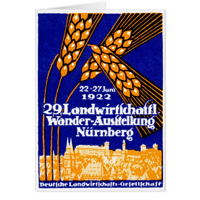 1922 Landbouwtentoonstelling van Neurenberg (Voorkant)