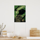 1922 Nosferatu Classic Silent Film Reimagined Poster (Keuken)