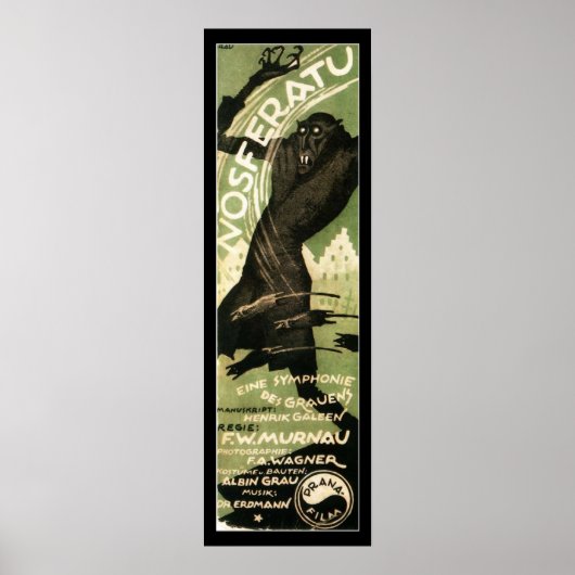 1922 Nosferatu Poster (Voorkant)