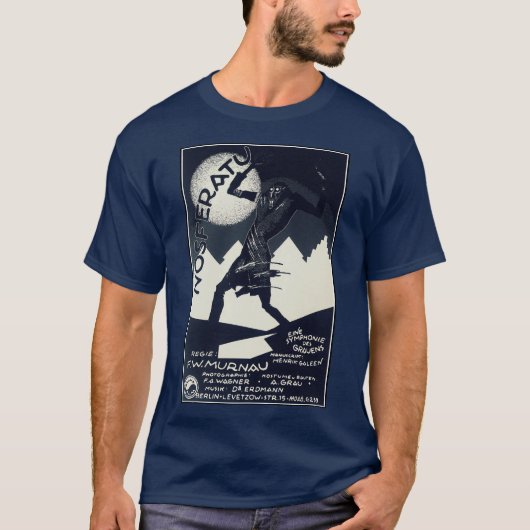 1922 NOSFERATU Poster T-Shirt (Voorkant)