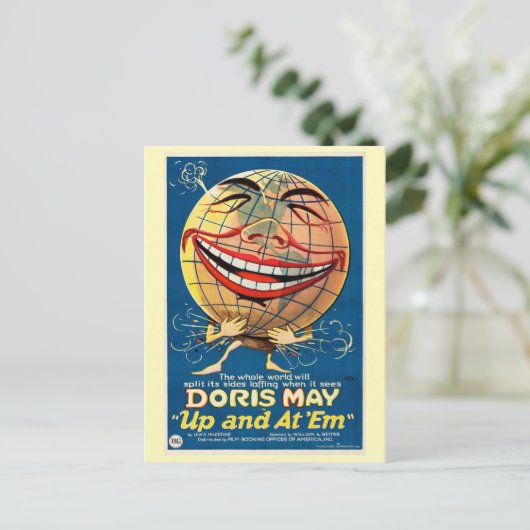 1922 - Omhoog en bij 'Em Briefkaart (Staand voorkant)