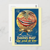 1922 - Omhoog en bij 'Em Briefkaart (Voorkant / Achterkant)