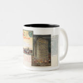 1922 SPOKANEAFVAL. BRIEFKAART tweetone koffie-Mok Tweekleurige Koffiemok (Voorkant rechts)